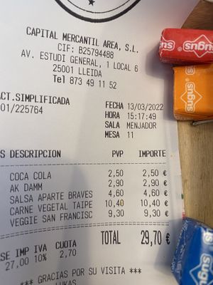 Bill   at La Capital in Lleida