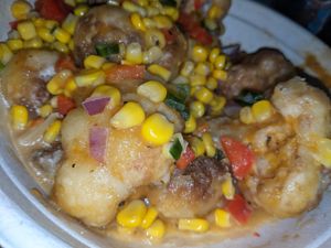 Peach Habanero Cauliflower Wings at The Owl House in Rochester