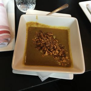 Tumeric soup at The Owl House in Rochester