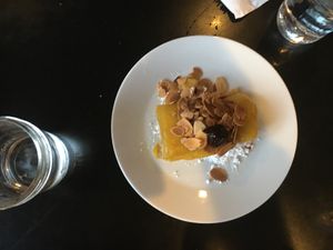 Vegan cake at The Owl House in Rochester