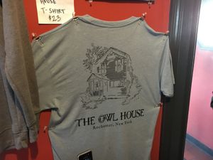 Tshirt for sale at The Owl House in Rochester