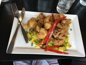 Vegan cauliflower wings at The Owl House in Rochester
