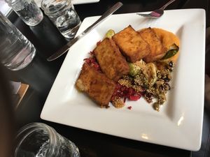 Tofu dish at The Owl House in Rochester