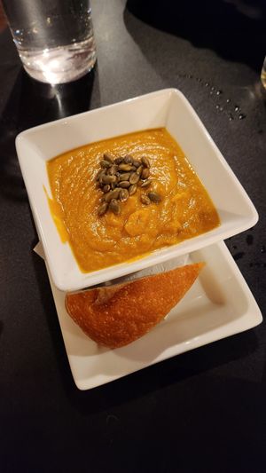 Butternut squash soup at The Owl House in Rochester