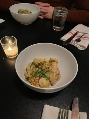 Maple Brown Butter Orecchiette - Valentine's Day Dinner at The Owl House in Rochester