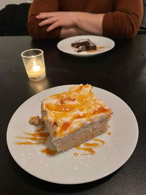 Strawberry shortcake - Valentine's Day Dinner at The Owl House in Rochester