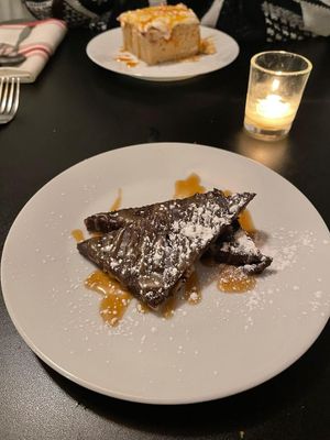 Walnut Brownie - Valentine's Day Dinner at The Owl House in Rochester