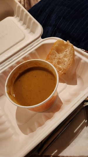 Butternut Squash Bisque at The Owl House in Rochester