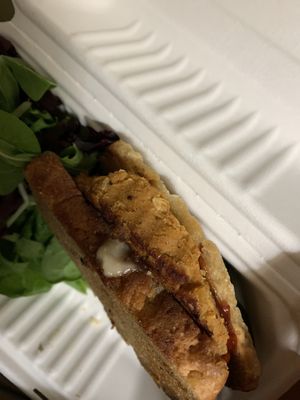 B.V.E. Burger (close-up) at The Owl House in Rochester