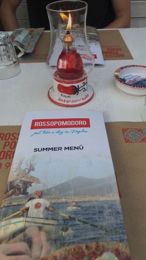   at Rossopomodoro in Rimini