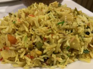 Veg pilau  at The Capital in Durham