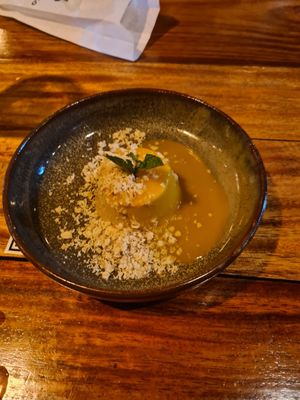 Vegan pana cotta at IL Pizzaiolo in Porto