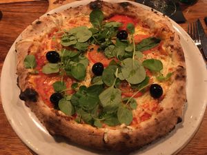 Vegan pizza at IL Pizzaiolo in Porto