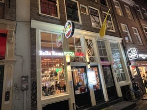 outside  at Bella Roma in Amsterdam