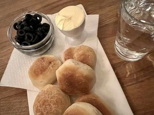 pre-dinner  at Bella Roma in Amsterdam