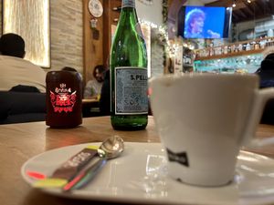 coffee / inside  at Bella Roma in Amsterdam