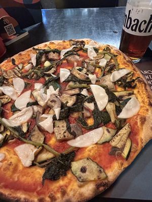 Vegan pizza   at Sbionta in Rimini