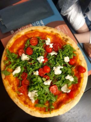 Veganpitza at Sbionta in Rimini