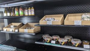 Savoury ready made meals at Isla Vegana in Ushuaia