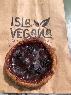 Pastry tart.  at Isla Vegana in Ushuaia