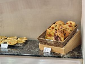 Focaccia, pizzeias at Isla Vegana in Ushuaia