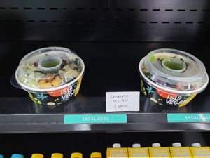 Salads at Isla Vegana in Ushuaia