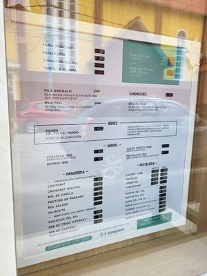 The menu at Isla Vegana in Ushuaia