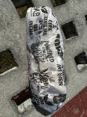 Wrap to go  at Isla Vegana in Ushuaia