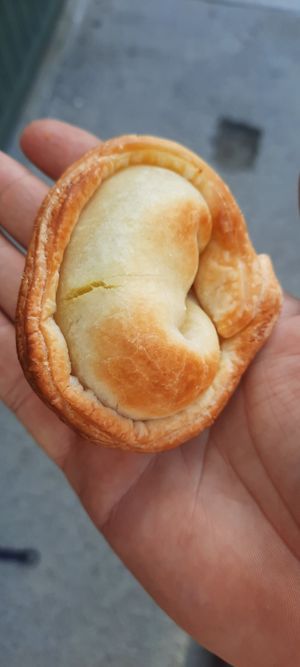 Empanadas at Isla Vegana in Ushuaia