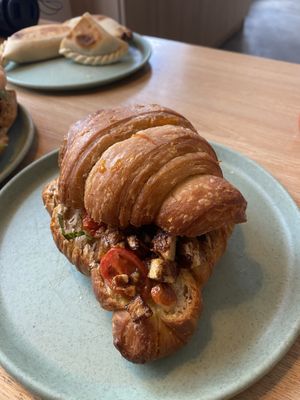 Tofu Croissant   at Isla Vegana in Ushuaia