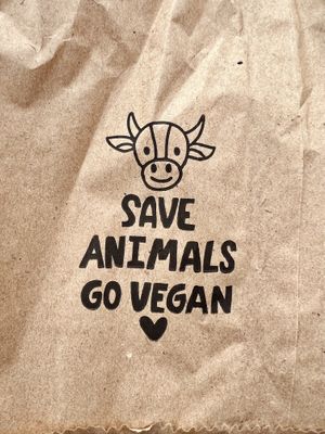 Cute paper bags  at Isla Vegana in Ushuaia