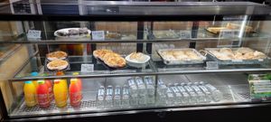 Premade food that can be heated up for eat-in or takeaway. at Isla Vegana in Ushuaia