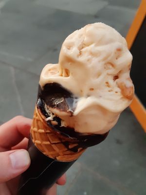 Dark chocolate and peanut at Vigó - Kongresni Trg in Ljubljana