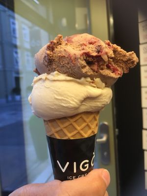 Praline cherry and hazelnut  at Vigó - Kongresni Trg in Ljubljana