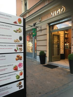 Outside at Vigó - Kongresni Trg in Ljubljana