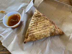 Samosa  at Black Bean Cafe in Gibsons