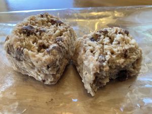 Oat balls  at Black Bean Cafe in Gibsons
