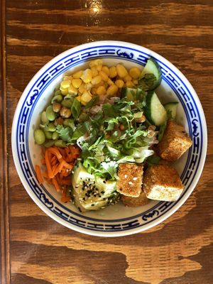 Buddha bowl at Coastal Cookery in Powell River