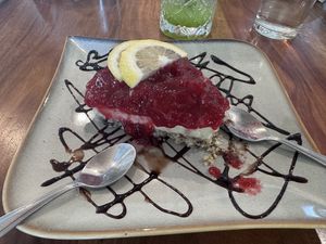 Cashew cheesecake  at Spa Cafe in Koh Chang