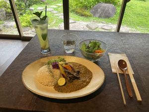 Coconut curry  at Sun Rice Kitchen in Hyogo