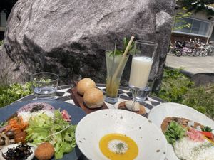 Our lunch  at Sun Rice Kitchen in Hyogo