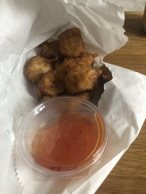 Popcorn chicken  at Veggie Hut in Sutton Coldfield