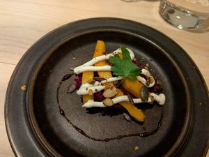 Beets and root vegetables at Kumi Oslobukta in Oslo