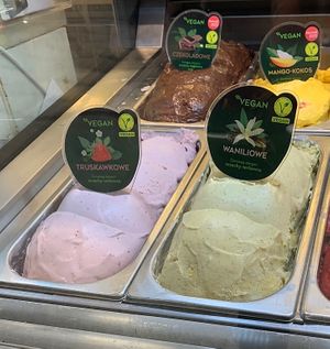 Vegan flavors  at Grycan in Krakow