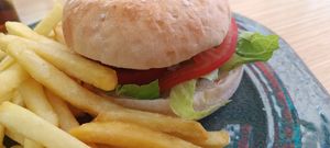 Burger at The Abbey Tavern in Orihuela