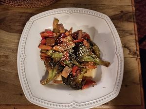 Sweet & Sour Tofu with Veggies at Veda House - Sofia in Sofia