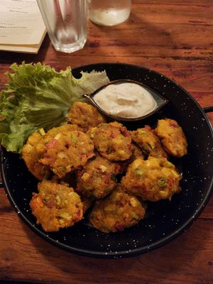 Mini vegan schnitzels at Veda House - Sofia in Sofia