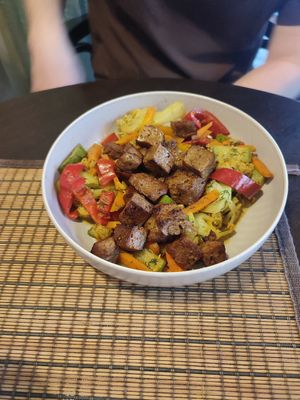 Seitan dish with dill at Veda House - Sofia in Sofia