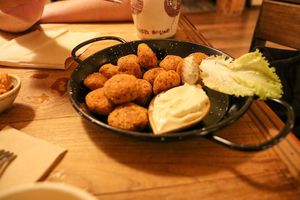 quinoa fritters at Veda House - Sofia in Sofia
