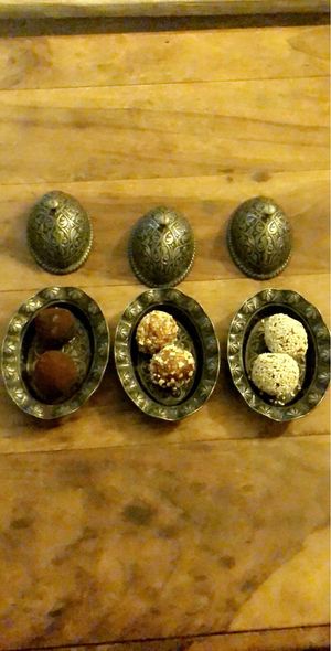 Dark chocolate, chilli & sesame vegan dessert balls  at Veda House - Sofia in Sofia